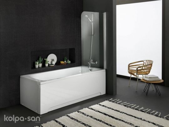 Прямоугольная акриловая ванна Kolpa-San Evelin 150х70 схема 3