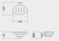 Мыльница Devon&Devon Cavendish WM01 схема 3
