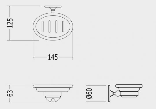 Мыльница Devon&Devon Cavendish WM01 схема 3