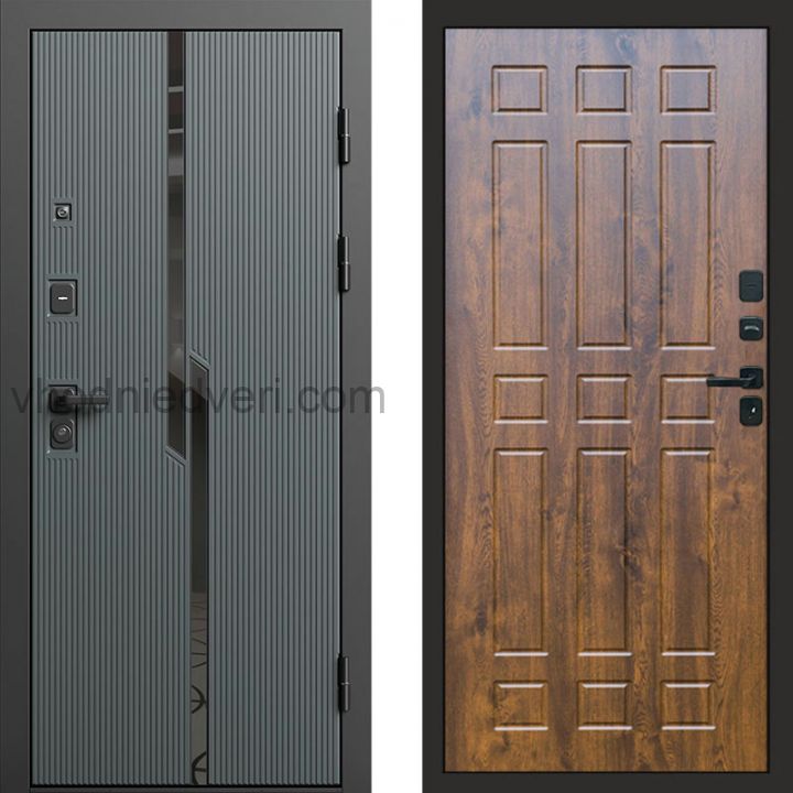 Входная дверь Termo-door Прайм Графит - Спарта Дуб