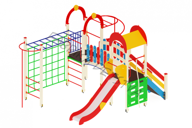 Детский игровой комплекс                           Рада Горка 1200                                           4950х3520х3000