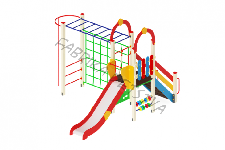 Детский игровой комплекс                            Играйте с нами Горка 1200                                           4370х3620х3000