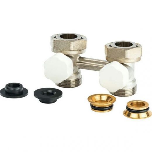 Узел нижнего подключения прямой для двухтрубной системы 3/4" х 24х19 Luxor M 175 (185)