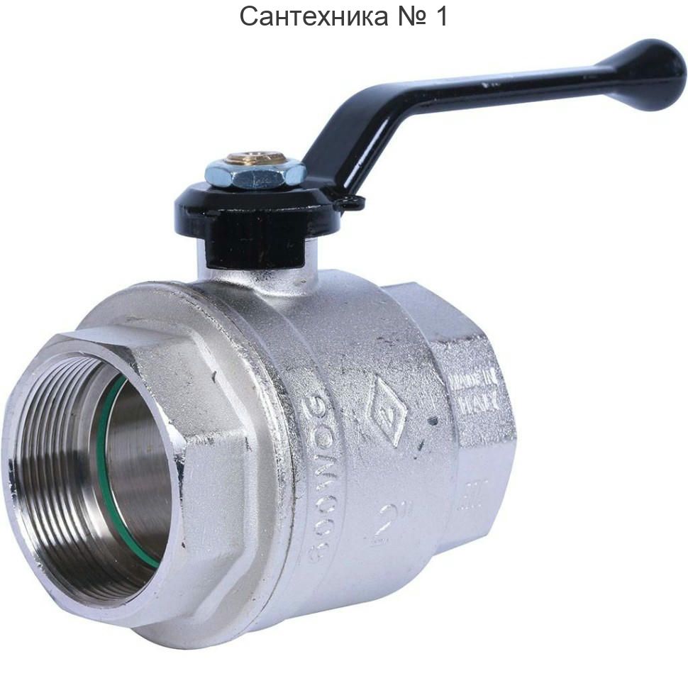 Кран шаровой ВВ 2" ручка OREGON серия 300 полный проход Bugatti