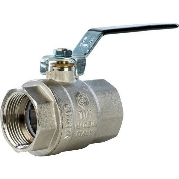Кран шаровой полнопроходной ВР/ВР 1 1/4, ручка рычаг STOUT