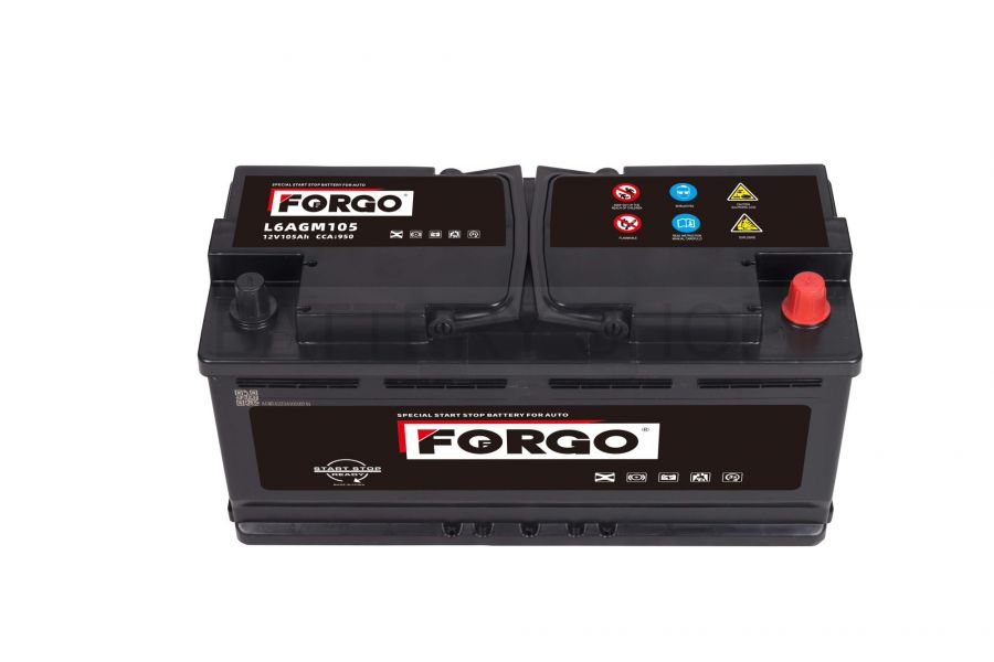 Forgo AGM 105 Ач 950 A обр. пол. L6AGM105