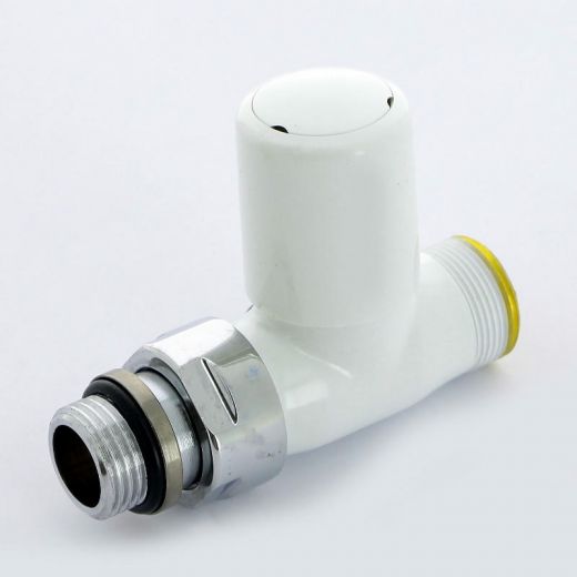 Вентиль ручной НН 1/2" х М24х19, белый New-Smart Carlo Poletti
