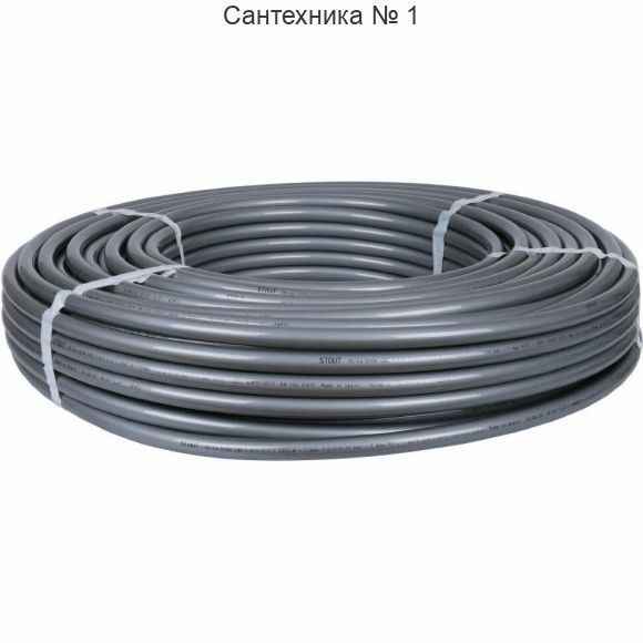 Труба универсальная из сшитого полиэтилена PEх-a 20х2,8, бухта 100 метров STOUT