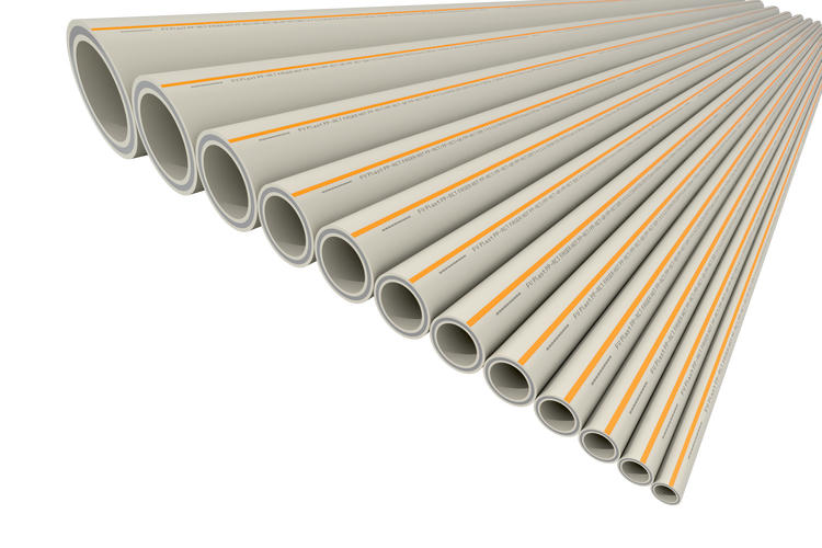 Труба полипропиленовая PP-RCT FASER HOT PN20 50х5,6 со стекловолокном FV-Plast