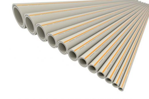 Труба полипропиленовая PP-RCT FASER HOT PN20 50х5,6 со стекловолокном FV-Plast