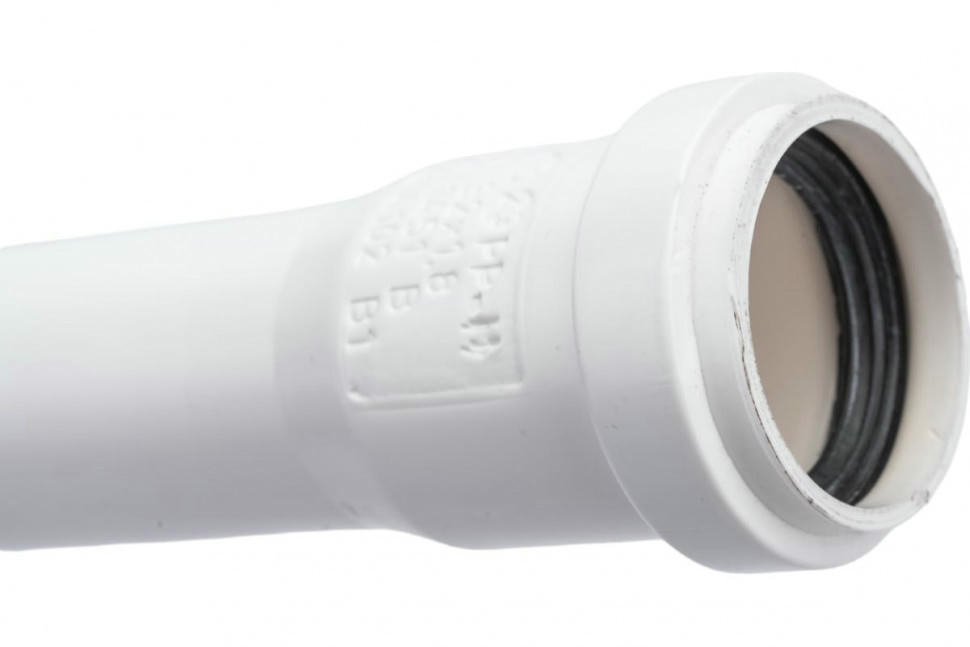 Труба канализационная HTEM 40x500 мм, белая Ostendorf