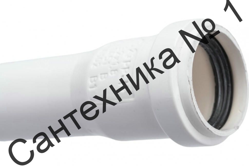 Труба канализационная HTEM 40x500 мм, белая Ostendorf