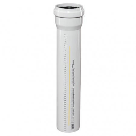 Труба канализационная 90х1000 мм с раструбом Skolan SKEM Ostendorf