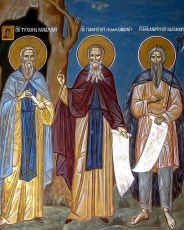 Икона Тихона Калужского: Символ Веры (рукописная)