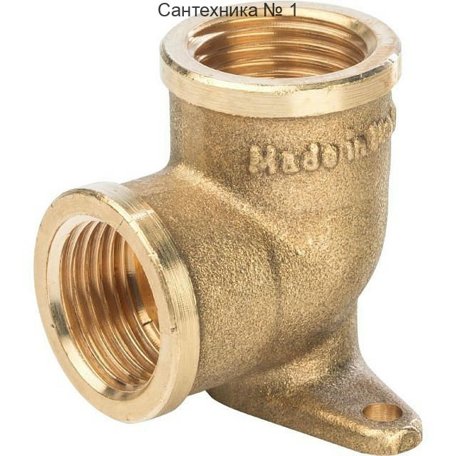 Угольник с креплением ВР 1/2 STOUT