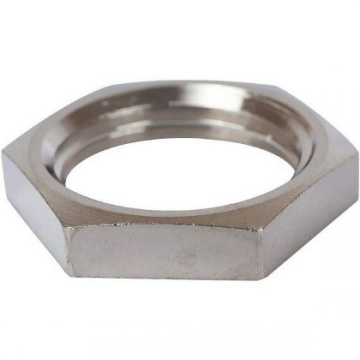 Контргайка 1/2, никелированная STOUT