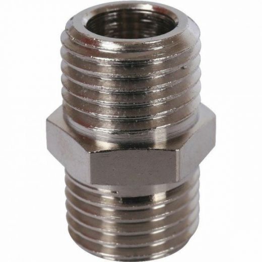 Ниппель HH 1/4, никелированный STOUT