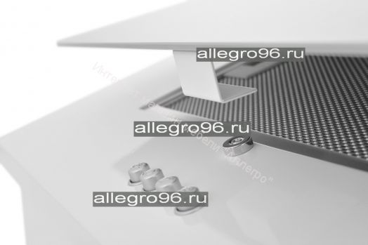 Вытяжка каминная Elikor Коралл 60П-430-К3Д, белый (152185)