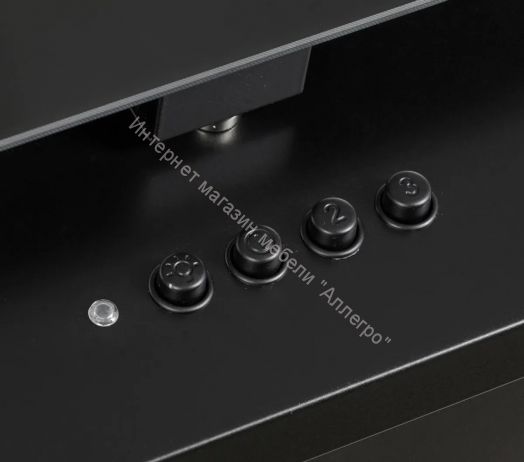 Вытяжка каминная Elikor Коралл 60П-430-К3Д, чёрный (152187)