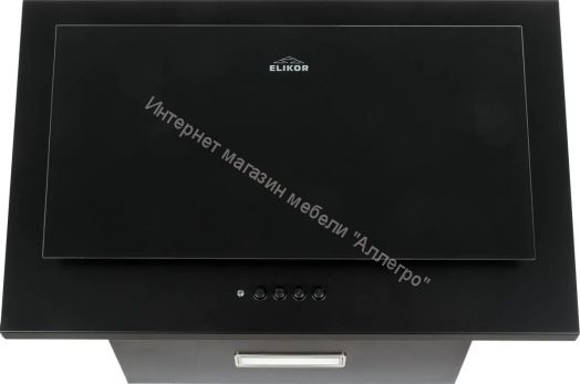 Вытяжка каминная Elikor Коралл 60П-430-К3Д, чёрный (152187)