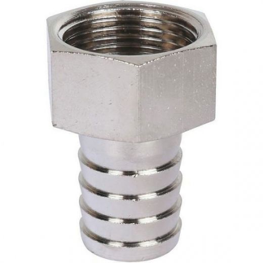 Штуцер ВР 3/4х20, никелированный STOUT