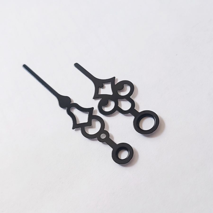 Стрелки Арт. 228 black, 60/40 мм, металлические, черные