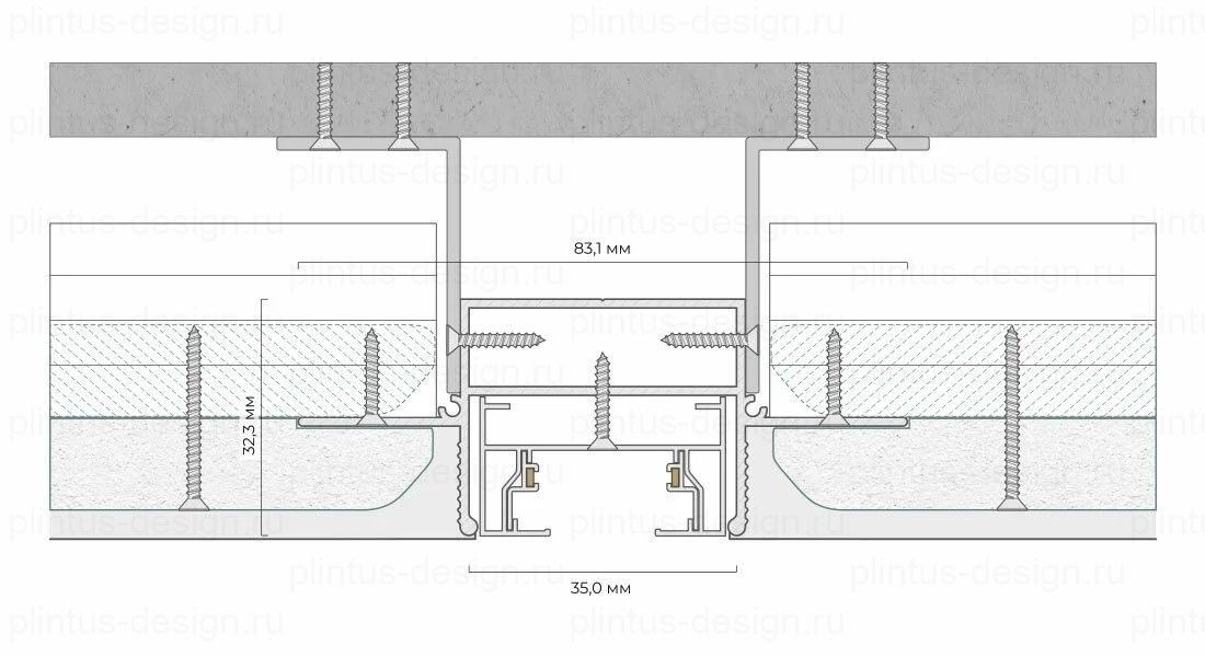 СЛ ТР 35 - трековый профиль FerGipps