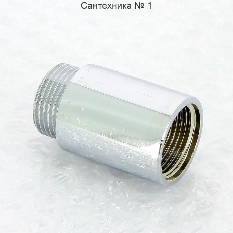 Удлинитель 3/4x40 мм, хром Viega