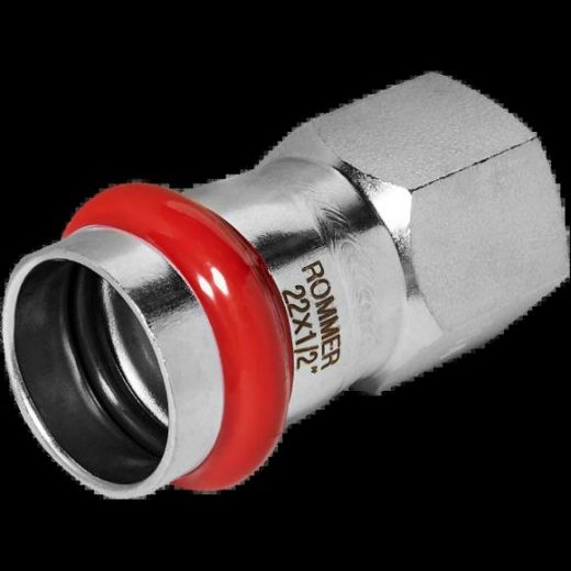 Переходник ВР 22х1/2 из нержавеющей стали ROMMER