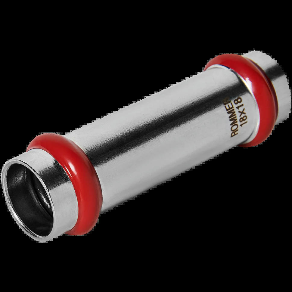 Муфта надвижная 18 из нержавеющей стали ROMMER