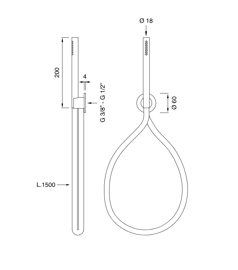 Ручной душ Cea Design MILO360 MIL90 ФОТО