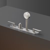 Смеситель Cea Design LUTEZIA термостатический, с выдвижной лейкой, нержавеющая сталь LTZ94 схема 1 Смеситель Cea Design LUTEZIA термостатический, с выдвижной лейкой, нержавеющая сталь LTZ94 схема 1