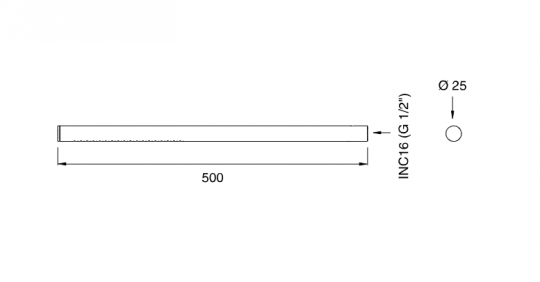 Верхний душ Cea Design OPUS настенный OPS65 схема 2 Верхний душ Cea Design OPUS настенный OPS65 схема 2