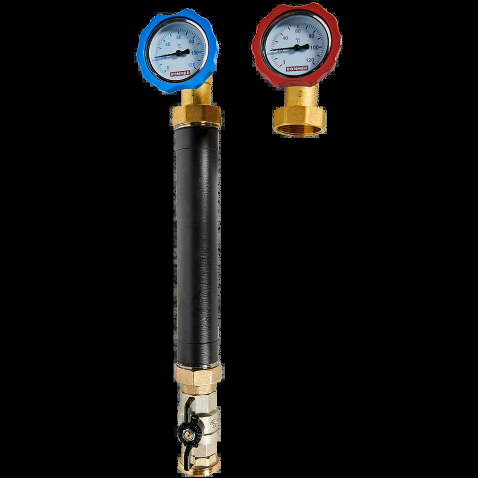 Насосная группа с прямым контуром 1" без насоса ROMMER