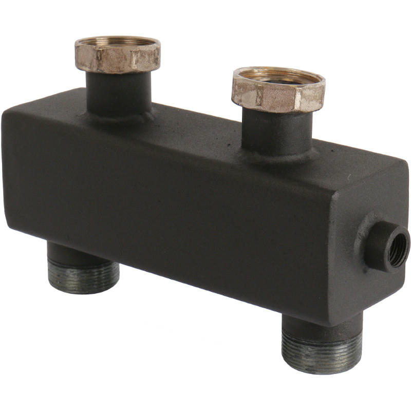 Гидравлическая стрелка с накидными гайками 1 1/2", 5,93 м3/час ROMMER