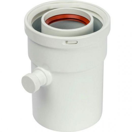 Элемент дымохода конденсатосборник вертикальный 60/100 STOUT