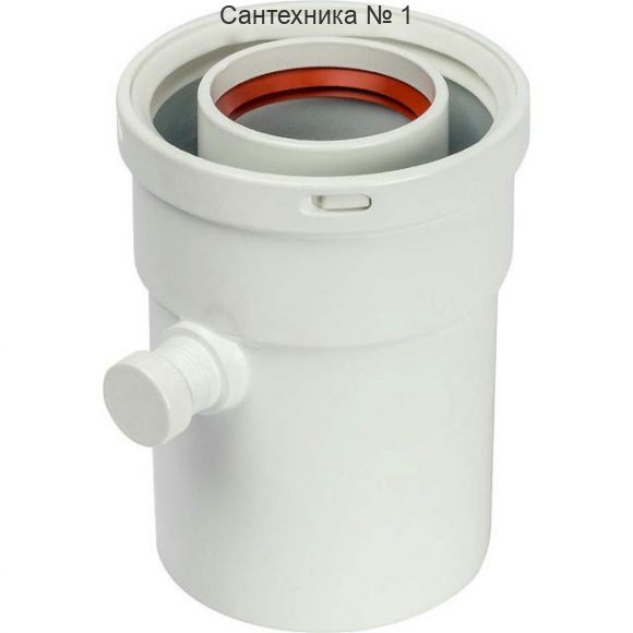 Элемент дымохода конденсатосборник вертикальный 60/100 STOUT