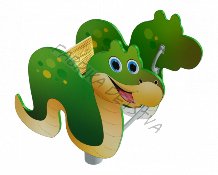 Качалка Змейка                                           1100х575х960	 - 	ИО 04-213