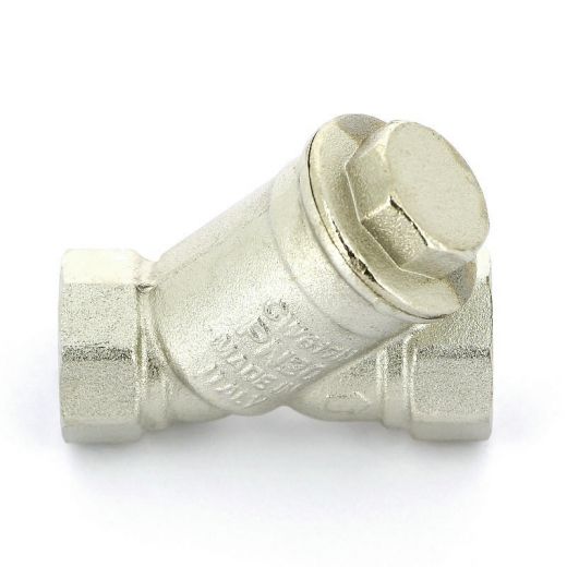 Фильтр косой ВВ 1/2" 300 мкм, никелированный Itap