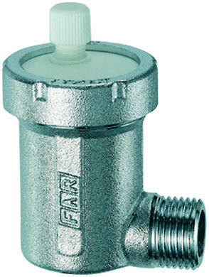 Воздухоотводчик автоматический 1/2", угловой, хром FAR