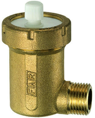 Воздухоотводчик автоматический 1/2", угловой FAR