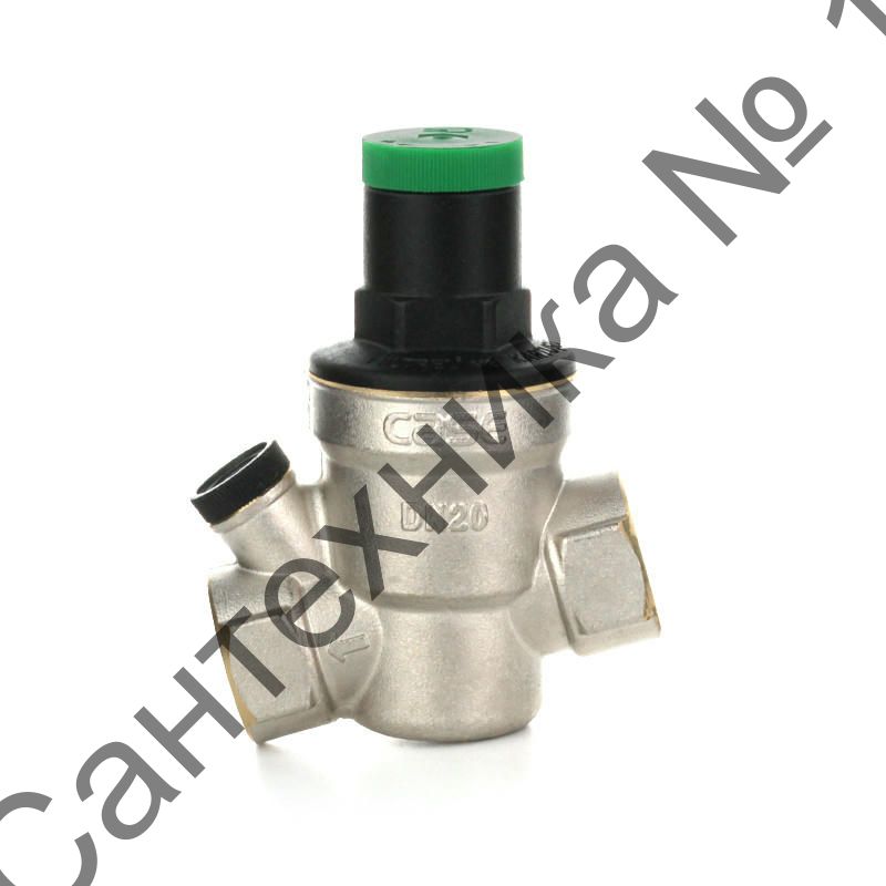 Редуктор давления мембранный с фильтром с сменным картриджем 1-6,5 бар, В 3/4" ELSEN