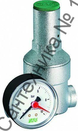 Редуктор давления 3/4" ВР-ВР с манометром FAR