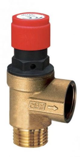 Клапан предохранительный 1/2 НР х 1/2 ВР, 3 бар FAR