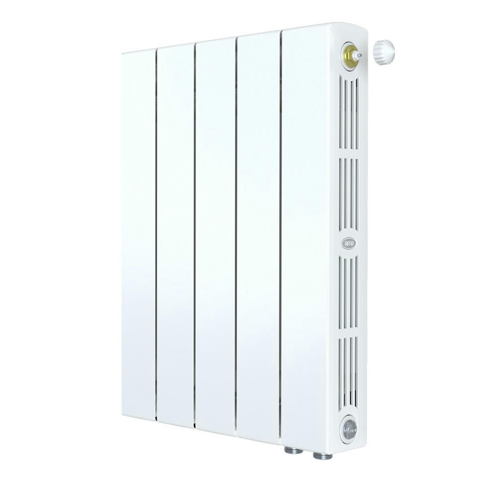 Радиатор биметаллический RIFAR SUPReMO VENTIL 500 5 секций, нижнее правое подключение (белый RAL 9016)