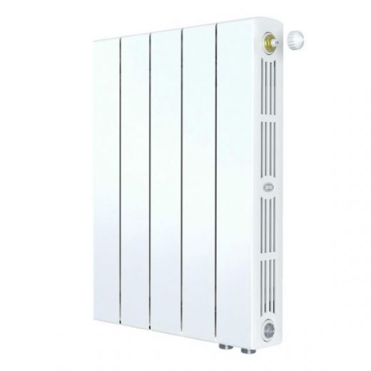 Радиатор биметаллический RIFAR SUPReMO VENTIL 500 5 секций, нижнее правое подключение (белый RAL 9016)