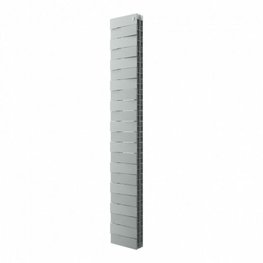 Радиатор биметаллический Royal Thermo PianoForte Tower 200 Silver Satin 22 секций, боковое подключение