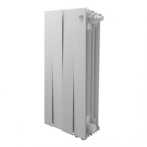 Радиатор биметаллический Royal Thermo PianoForte 500 Bianco Traffico 4 секции, нижнее подключение VDR80