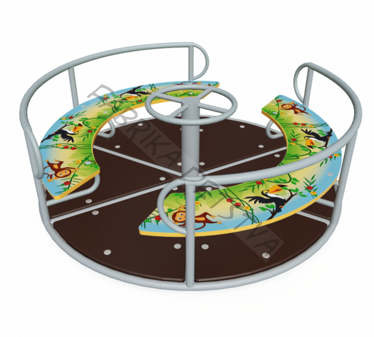 Карусель с рулем                                                   1660х1660х750 - ИО 05-307