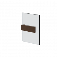 Зажим стена-стекло Gessi Rigato 67505 схема 1